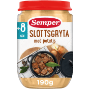 Slottsgryta med potatis Från 8m 190g Semper.