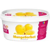 Mangosorbet 500ml SIA Glass.