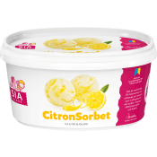 Citronsorbet 500ml SIA Glass.