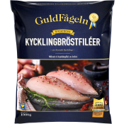 Kycklingbröstfiléer Fryst 1kg Guldfågeln.