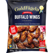 Buffalo wings hot BBQ Fryst 500g Guldfågeln.