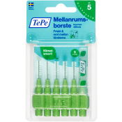 Mellanrumsborste Grön 0,8mm 6-p TePe.