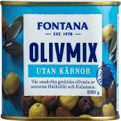 Olivmix Urkärnade 290g Fontana.