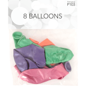 Partyballonger 8-p Happy Party.