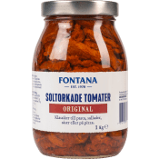 Marinerade Soltorkade tomater Orginal 1000g Fontana.