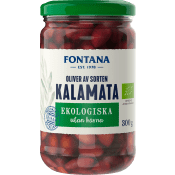 Kalamataoliver utan kärna Ekologisk 300g Fontana.
