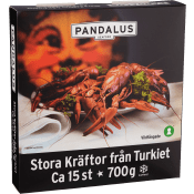 Kräftor 700g 15-p Pandalus.