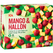 Mango & hallon Fryst 250g ICA.