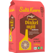 Dinkelmjöl Fullkorn 1,25Kg KRAV Saltå Kvarn.