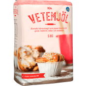 Vetemjöl 5kg ICA.