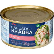 Krabba i vatten 170g ICA.