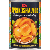 Aprikoshalvor 410g ICA.