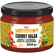 Chunky salsa Medium 300g ICA.
