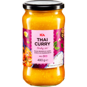 Curry Mild Färdig sås 490g ICA.