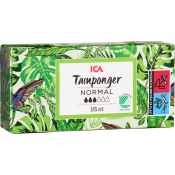 Tampong Normal 16-p Miljömärkt ICA.