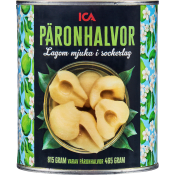 Päronhalvor 815g ICA.