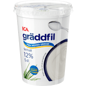 Gräddfil 12% 5dl ICA.