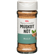 Muskotnöt Malen 40g ICA.