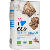 Dinkelmjöl Siktat 1kg KRAV ICA I love eco.