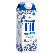 Filmjölk Laktosfri 3% 1l ICA.