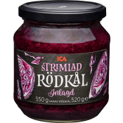 Strimlad Rödkål 550g ICA.
