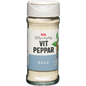 Vitpeppar Malen 45g ICA.