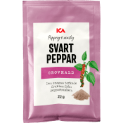 Svartpeppar Grovmalen 22g ICA.