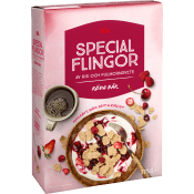 Specialflingor Röda bär 375g ICA.