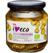 Gurka Skivad Gammaldags Ekologisk 310g ICA I love eco.