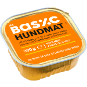Hundmat Paté fågel & vilt 300g ICA Basic.