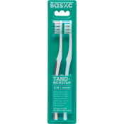 Medium Tandborste 2-p ICA Basic.