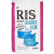 Riskakor Gräddfil & lök 130g ICA.