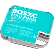 Med lock Aluminiumform 4,5dl 8-p ICA Basic.