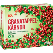 Granatäppelkärnor Fryst 250g ICA.