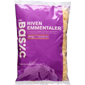 Emmentaler Riven 250g ICA Basic.