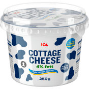 Cottage cheese Naturell 4% 250g ICA.