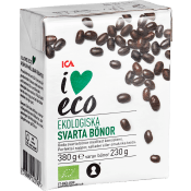 Svarta bönor Ekologisk 380g ICA I love eco.