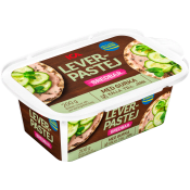 Leverapastej med gurka Bredbar 200g ICA.