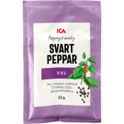 Svartpeppar Hel 22g ICA.