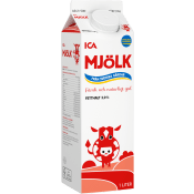 Mjölk 3% 1l ICA.