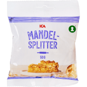 Mandelsplitter 50g ICA.