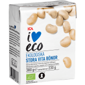 Stora vita bönor Ekologisk 380g ICA I love eco.