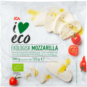 Mozzarella Ekologisk 125g ICA I love eco.