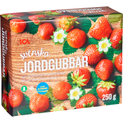 Svenska Jordgubbar Fryst 250g ICA.
