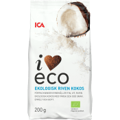 Kokos riven Ekologisk 200g ICA I Love Eco.