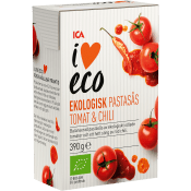 Pastasås tomat chili Ekologisk 390g ICA I love eco.