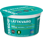 Lättkvarg Naturell 0,2% 500g ICA Basic.