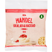 Mandel skalad & hackad 50g ICA.