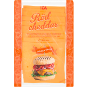 Röd Cheddar skivad 160g ICA.