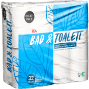 Toalettpapper Miljömärkt 32-p ICA.